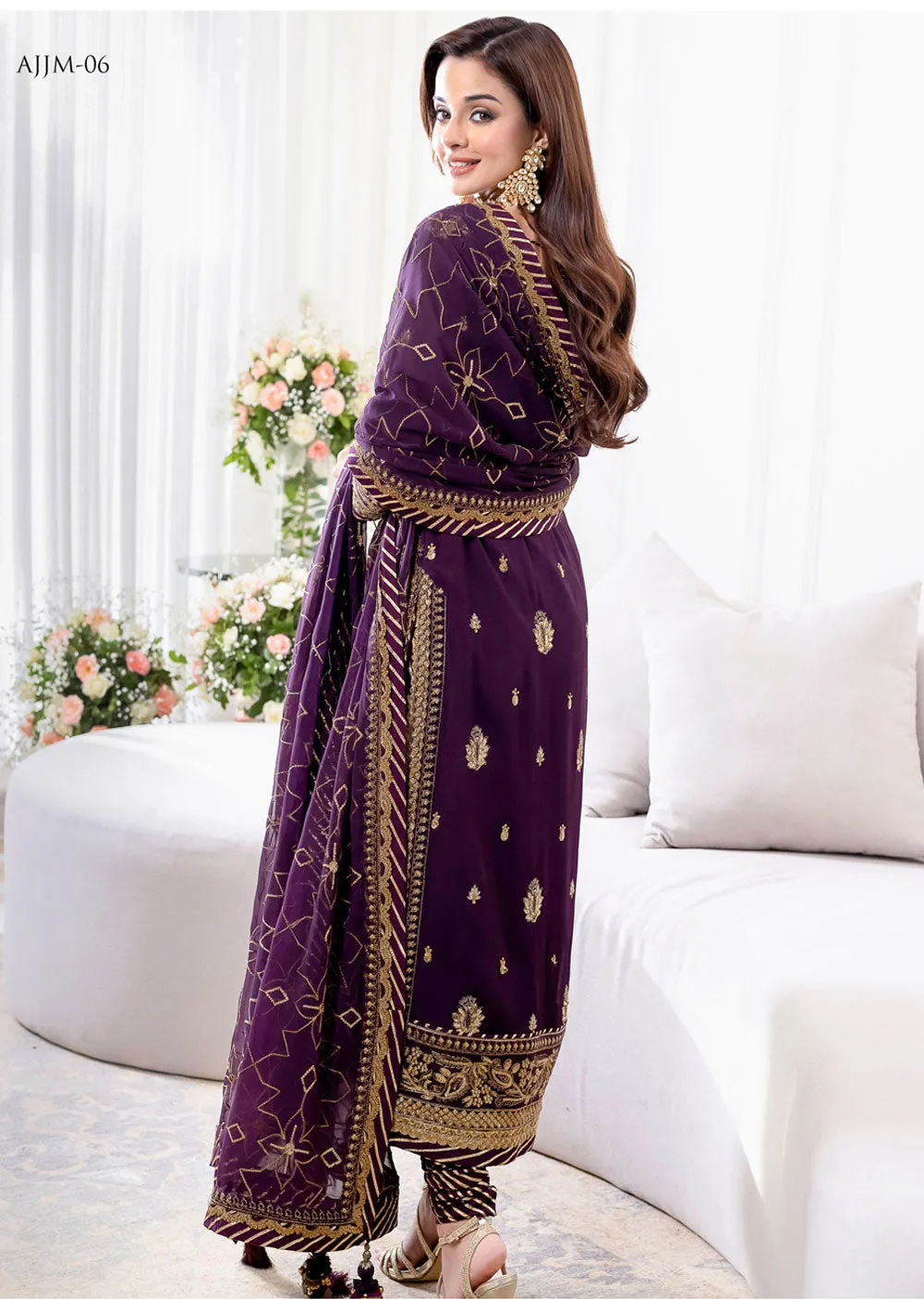 AJJM-06 Unstitched Jhilmil by Asim Jofa