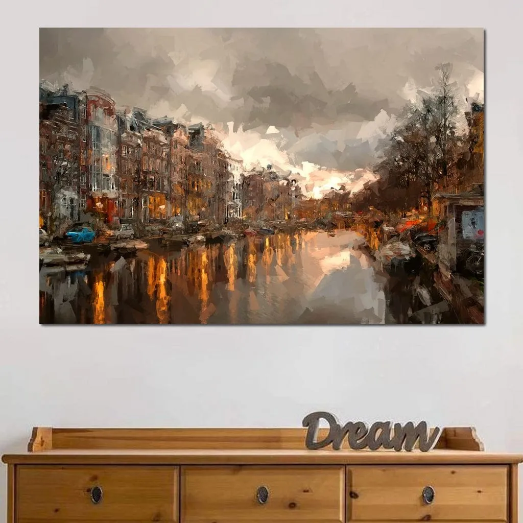 Amsterdam Abstract - Little Mooshoo Artworks