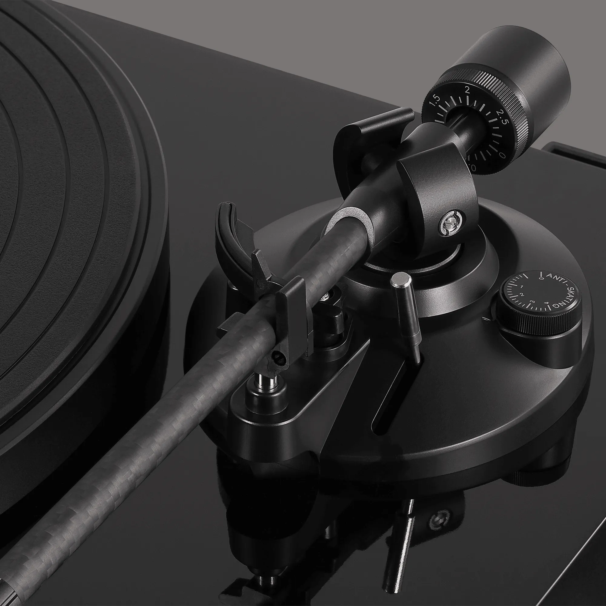 Audio Technica Fully Manual Belt-Drive Turntable - Piano Black | ATLPW50PB