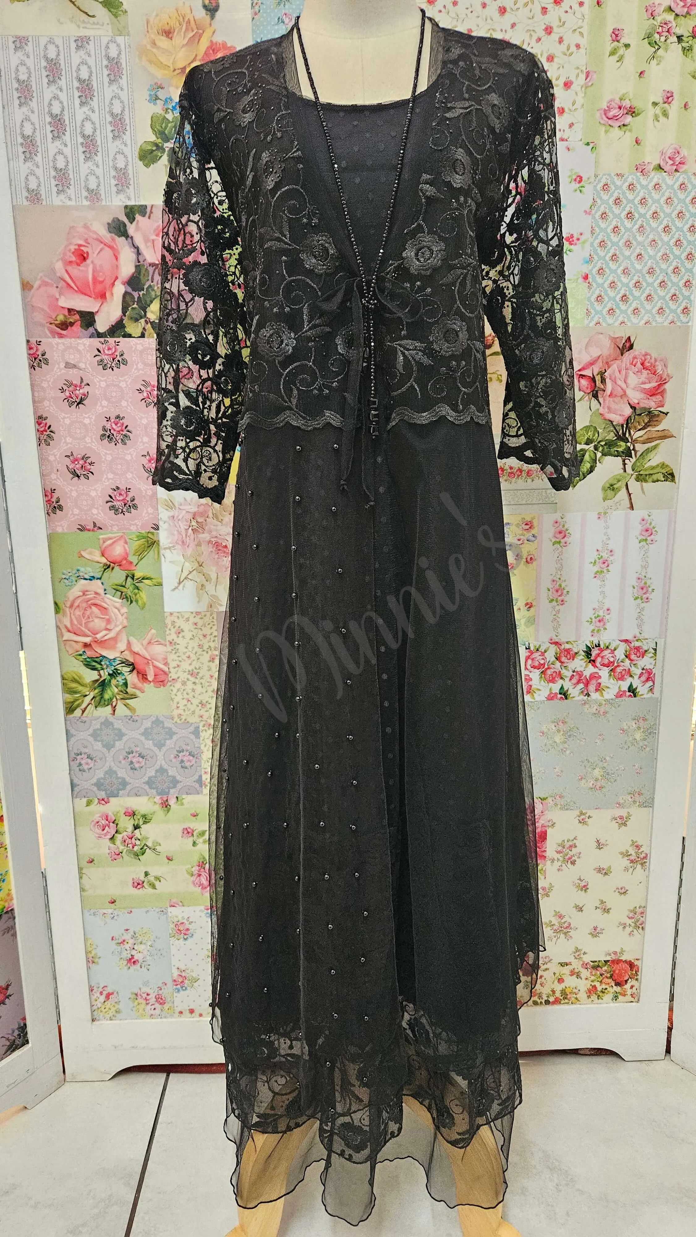 Black Dress Set LR0666