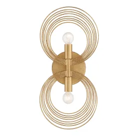 Doral 2 Light Renaissance Gold Sconce