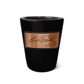 Elvis Presley Signature Emblem Shot Glass