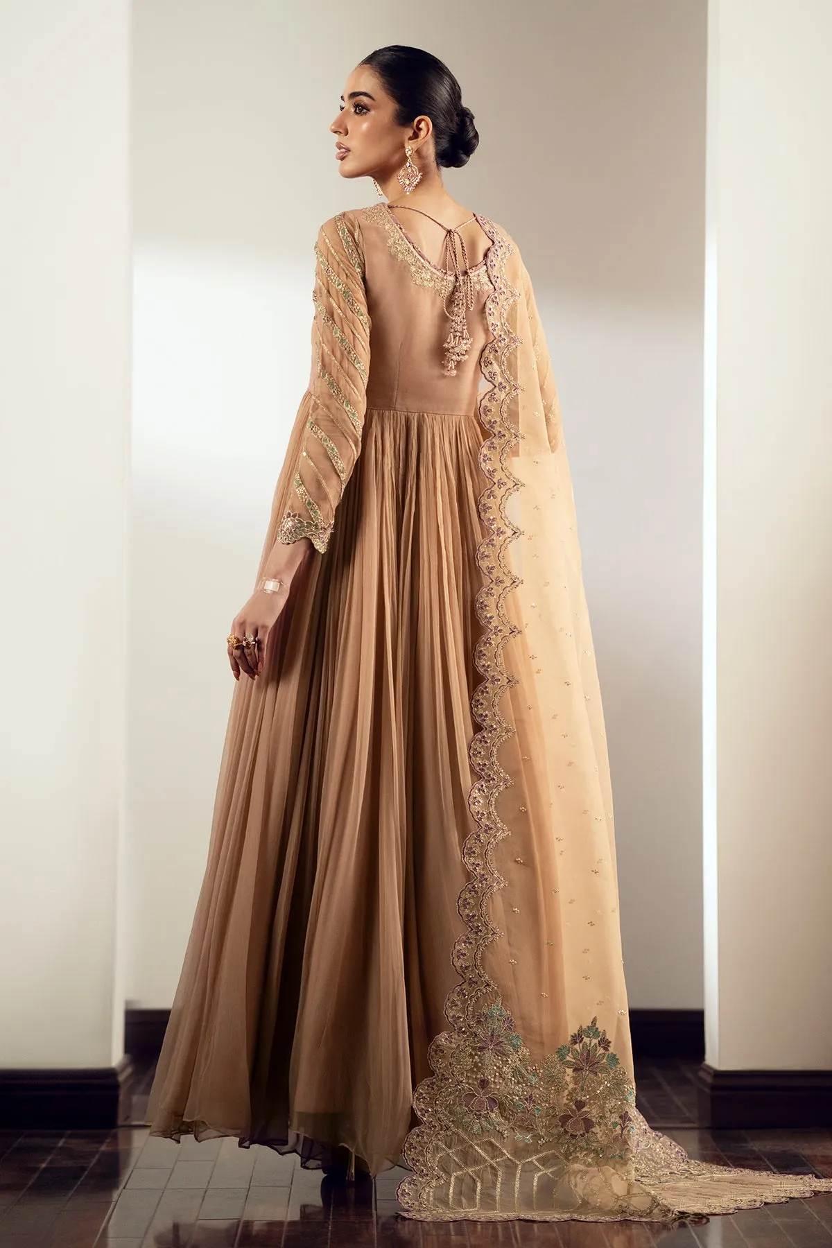 EMBROIDERED CHIFFON PR-898