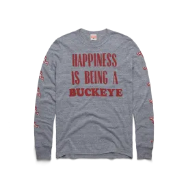 Happiness Is Being A Buckeye Long Sleeve Tee