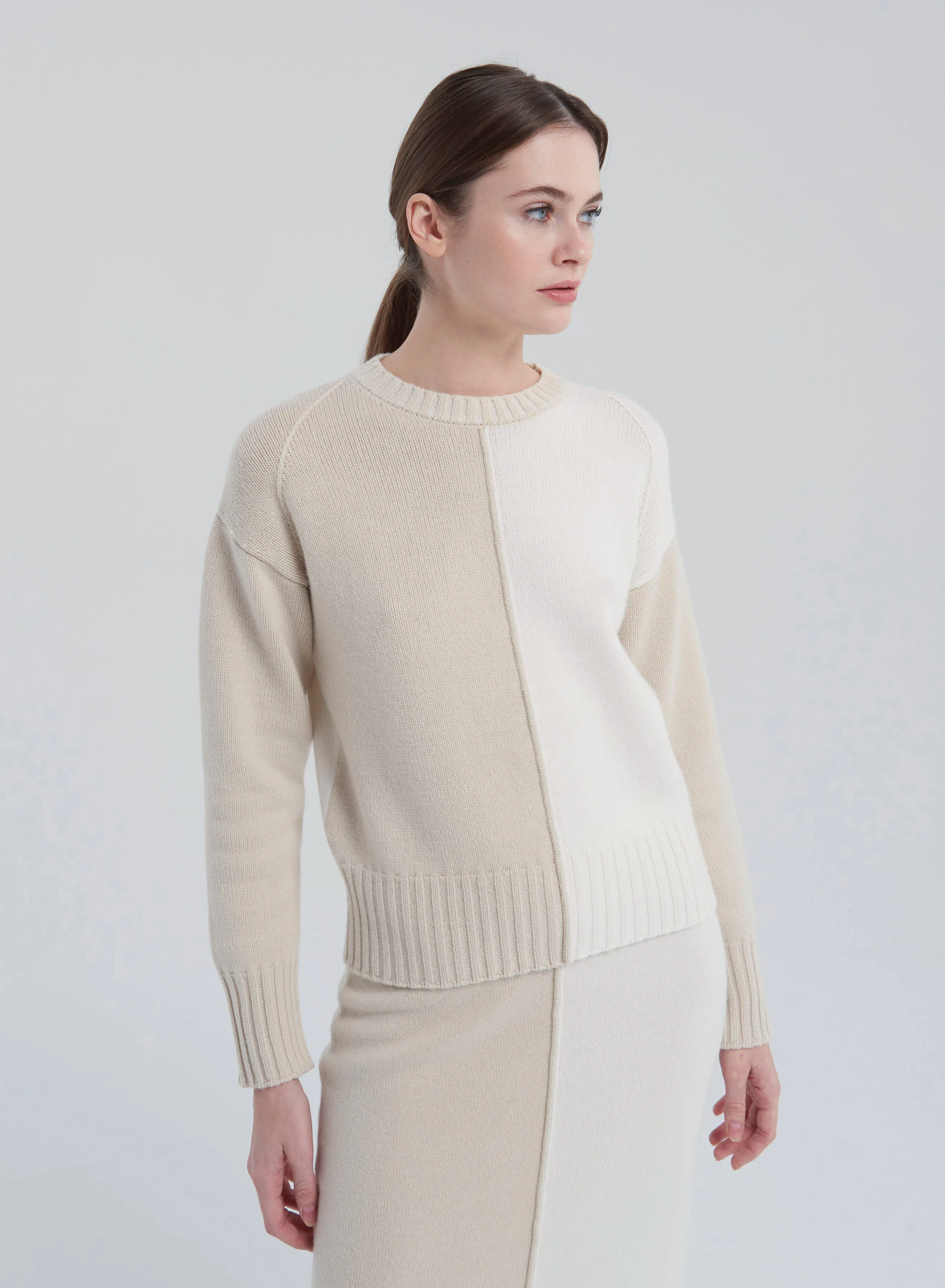 MAGLIA IN LANA, CASHMERE E SETA