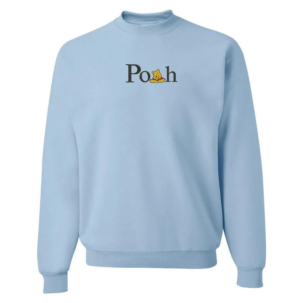 'Pooh' Embroidered Crewneck Sweatshirt