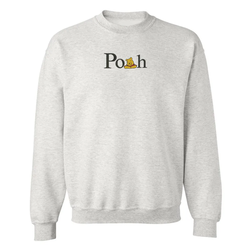 'Pooh' Embroidered Crewneck Sweatshirt