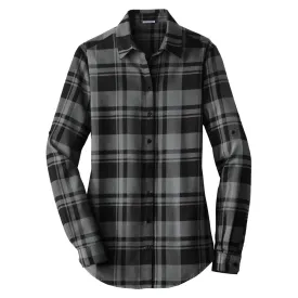 Port Authority Ladies Plaid Flannel Tunic