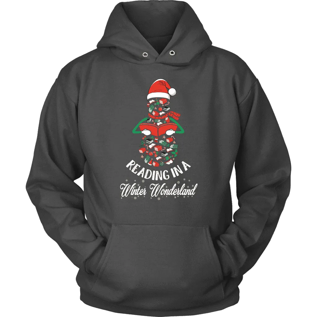 "Reading in a winter wonderland" Hoodie