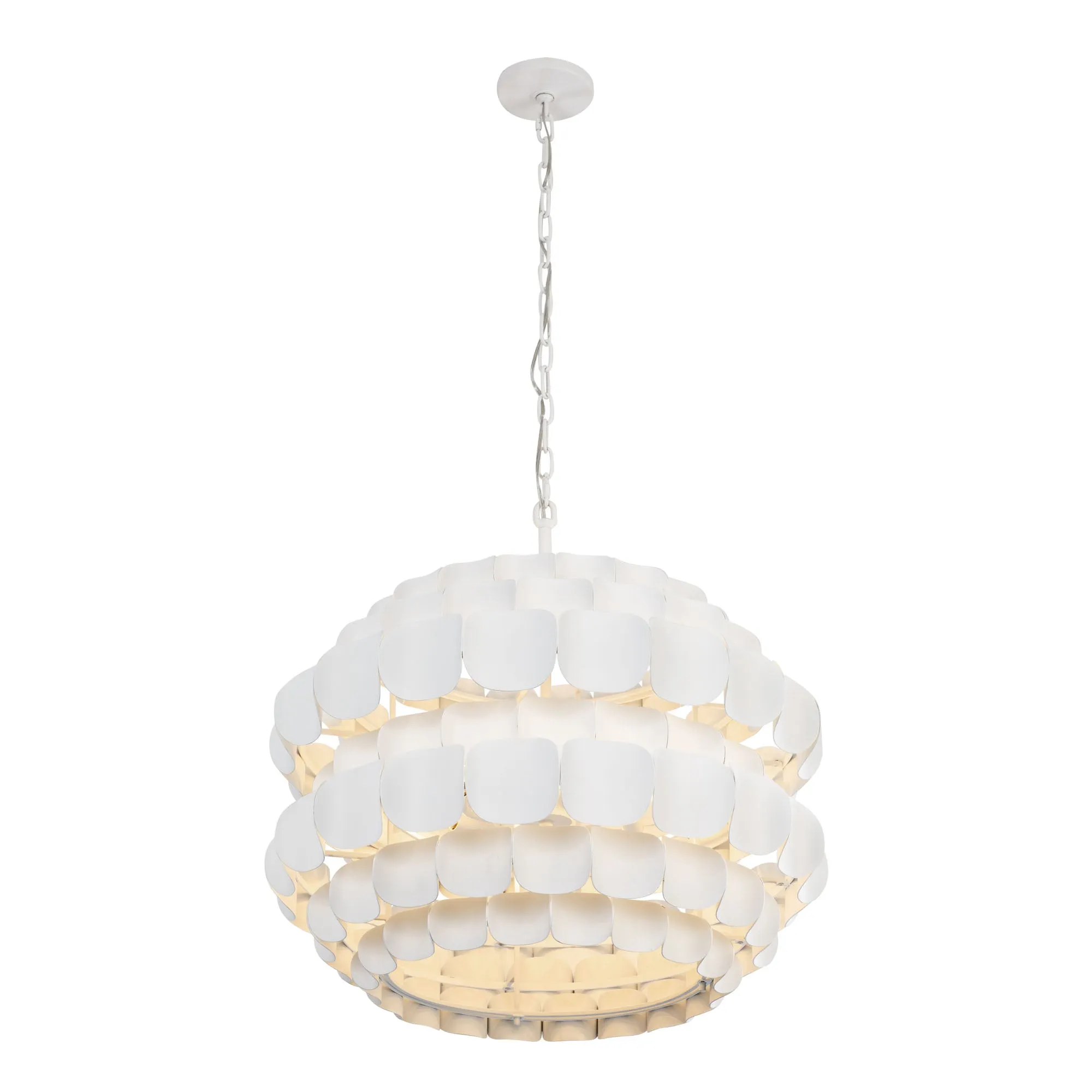 Swoon 382P06MW 6-Light Pendant Light - Matte White